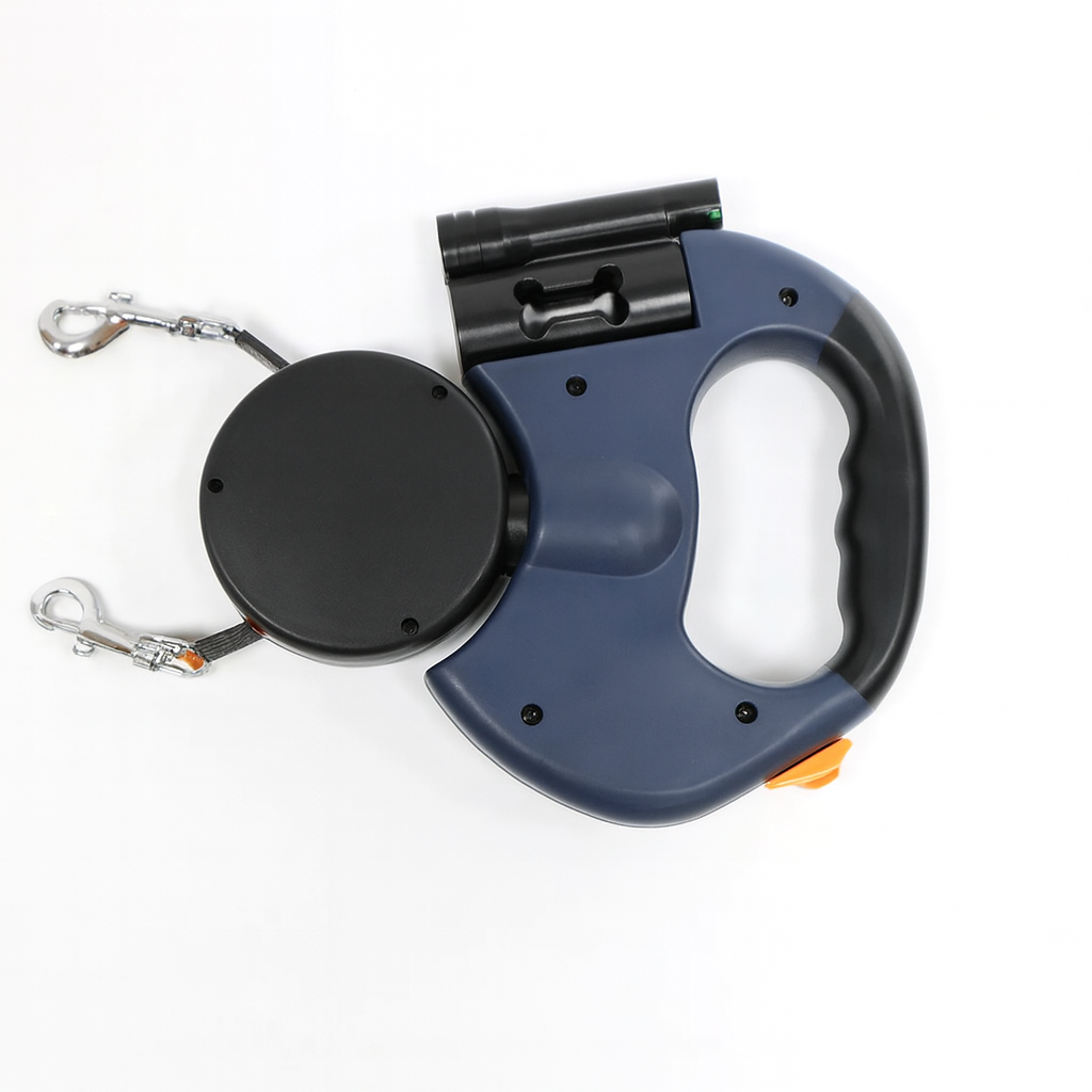 Flexivra™ LED Dual Dog Leash 🐾