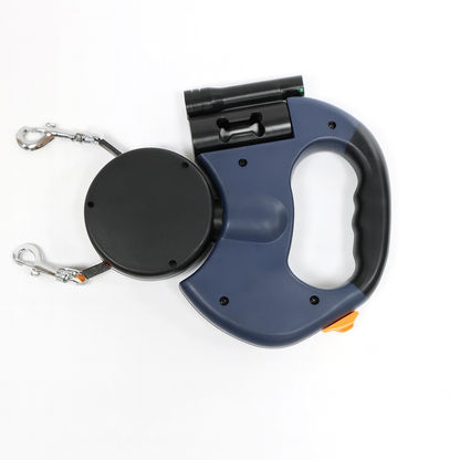 Flexivra™ LED Dual Dog Leash 🐾