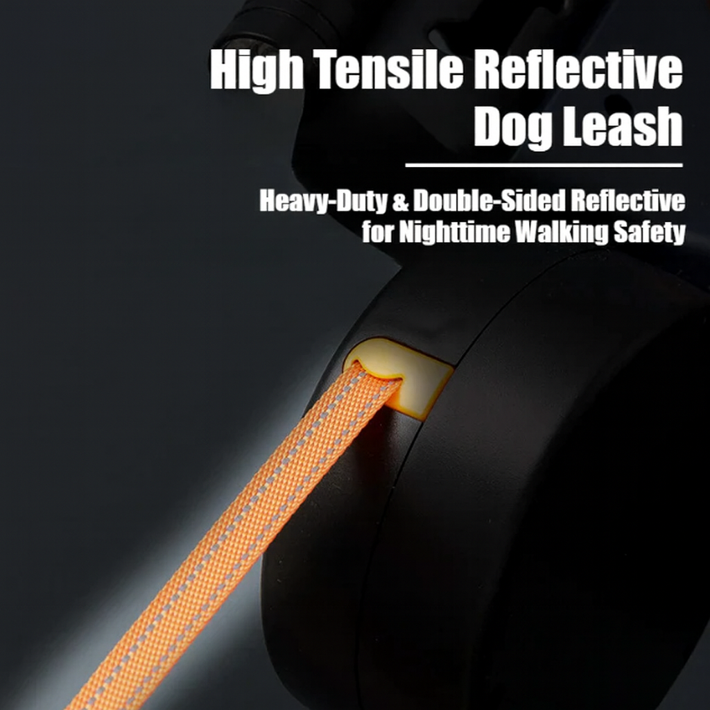 Flexivra™ LED Dual Dog Leash 🐾